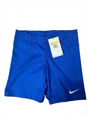 Nike Women’s Half Tight Running Compression Shorts Sz. S Blue CV2741 NWT